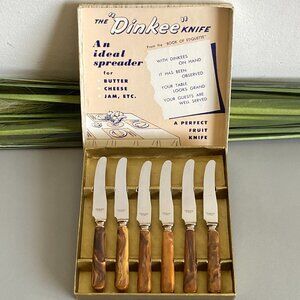 1950's Set Of 6 Vintage Dinkee Knife Spreaders